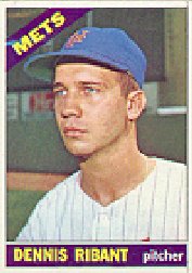1966 Topps Baseball Cards      241     Dennis Ribant